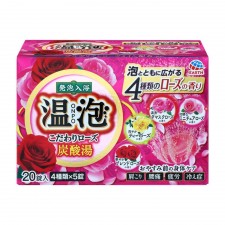 온포 탄산발포 온천 로즈 45g 20개입