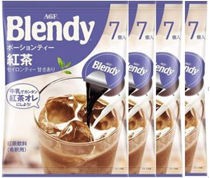 블렌디 포션 커피 실론티 7개입x4세트(총28개입)